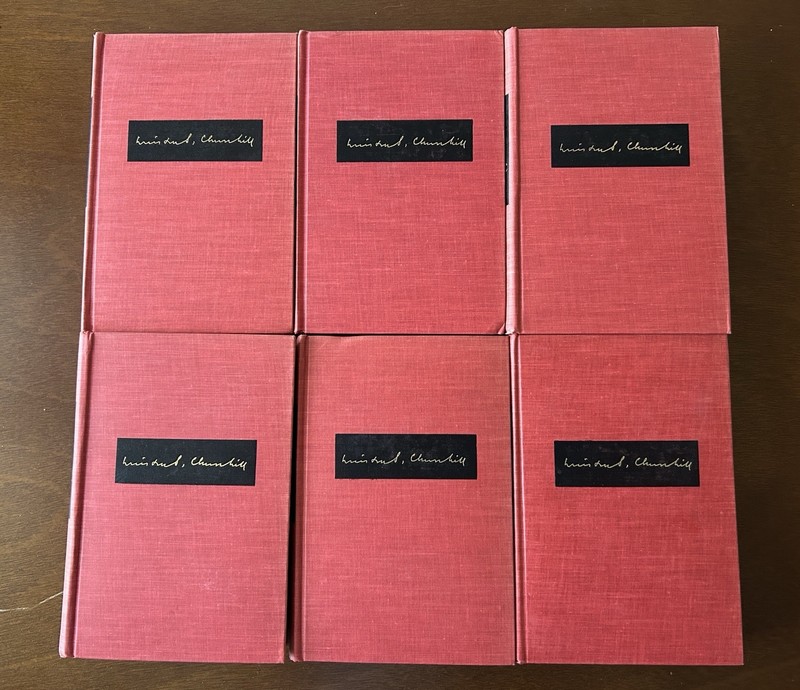 The Second World War (6 Volumes) by Churchill Winston S. 1953 Hardcover HC Books