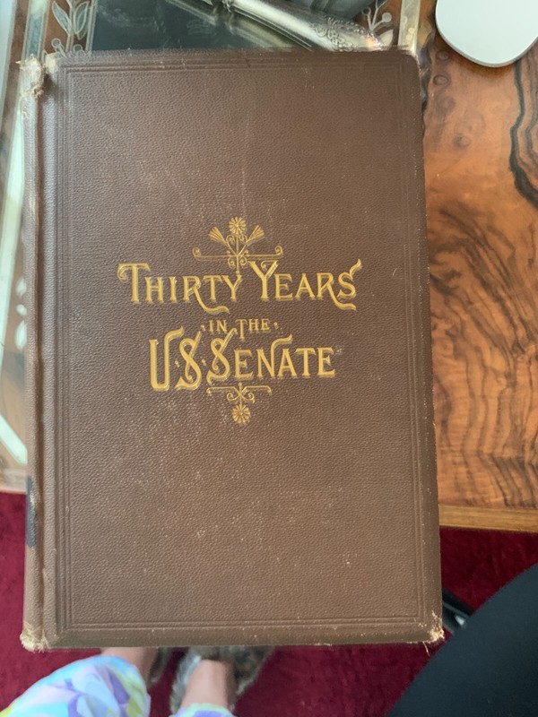 1885 Thirty Years In The U.S. Senate Thomas H. Benton Vol 1