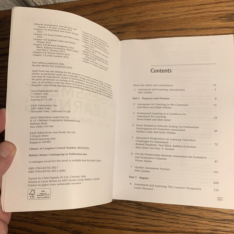Assessment and Learning by John Gardner (2012, Trade Paperback) gallery