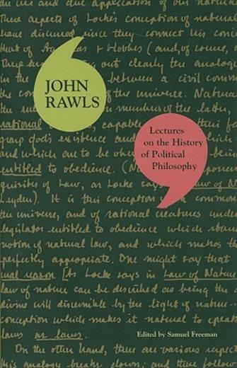 Lectures On The History Of Political Philosophy