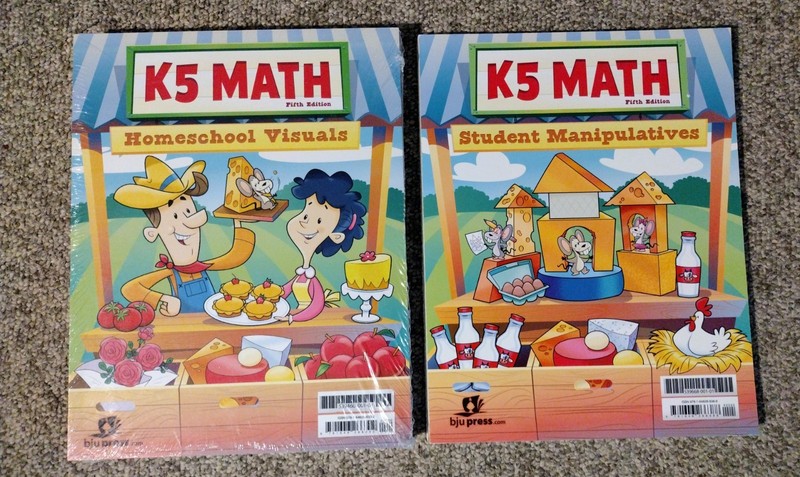 BJU Math K5 Homeschool Visuals & Student Manipulatives Packet