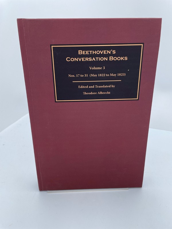 Beethoven’s Conversation Books Volume 3 (HC, 2020) LN