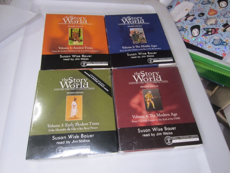 The Story of the World Vol 1-4 Complete Set Susan Wise Bauer Revised Edition