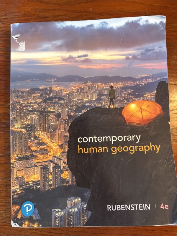 Contemporary Human Geography by James Rubenstein (2018, Trade Paperback)