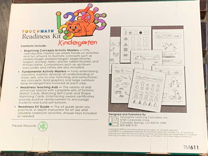 TouchMath K 1st 2nd 7 Kits Innovative Learning Concepts SOLD INDIVIDUALLY gallery