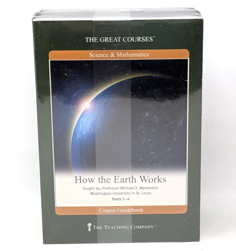 The Great Courses Science & Mathematics How the Earth Works Guidebook DVDs Set