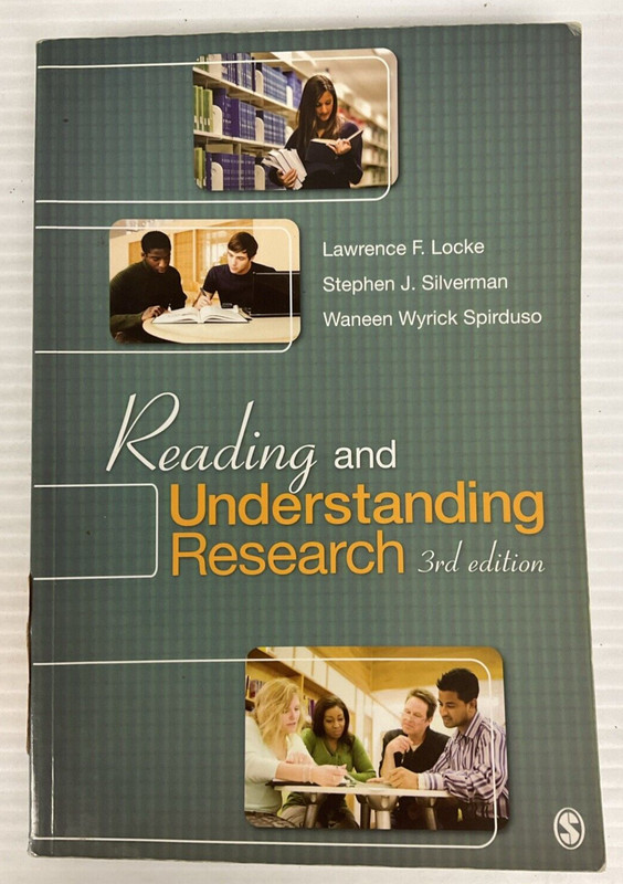 Reading and Understanding Research PB by Locke, Lawrence F.