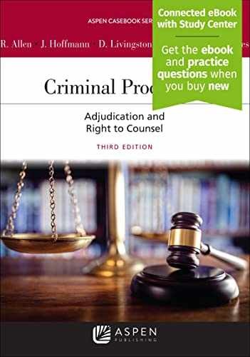 Criminal Procedure: Adjudication and – Paperback, by Allen Ronald Jay; – Good