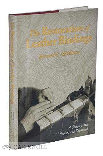 Restoration of Leather Bindings by Middleton, Bernard C. Hardback Book The Fast