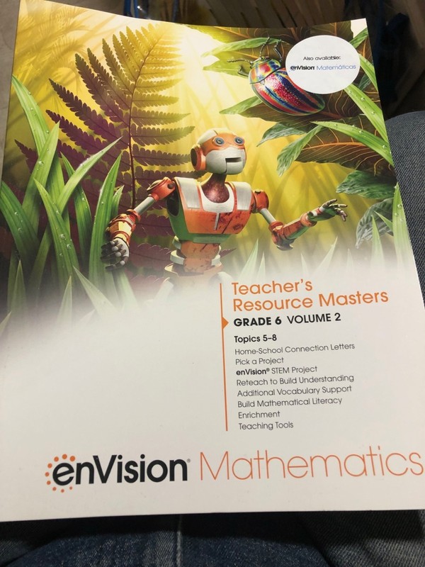 Savvas enVision Mathematics Teacher's Resource Masters Grade 6 Volume 2