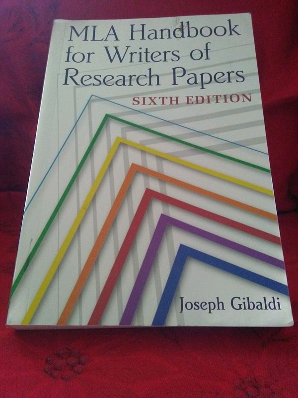 MLA Handbook for Writers of Research Papers.: J. Gibaldi-2003 Pb Ed Writing/Ref