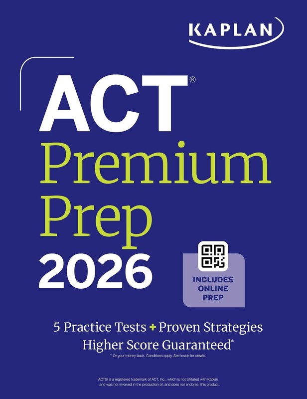 ACT Premium Prep 2026 (Kaplan Test Prep), Prep 9781506297583 Free Shipping..