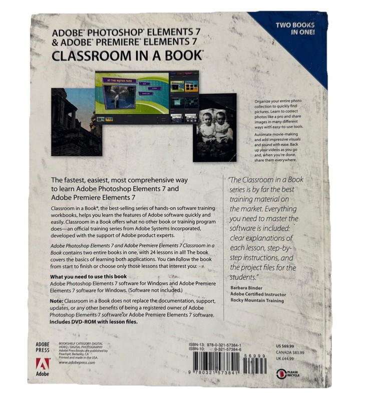 Classroom in a Book Ser.: Adobe Photoshop Elements 7 and Adobe Premiere Elements gallery