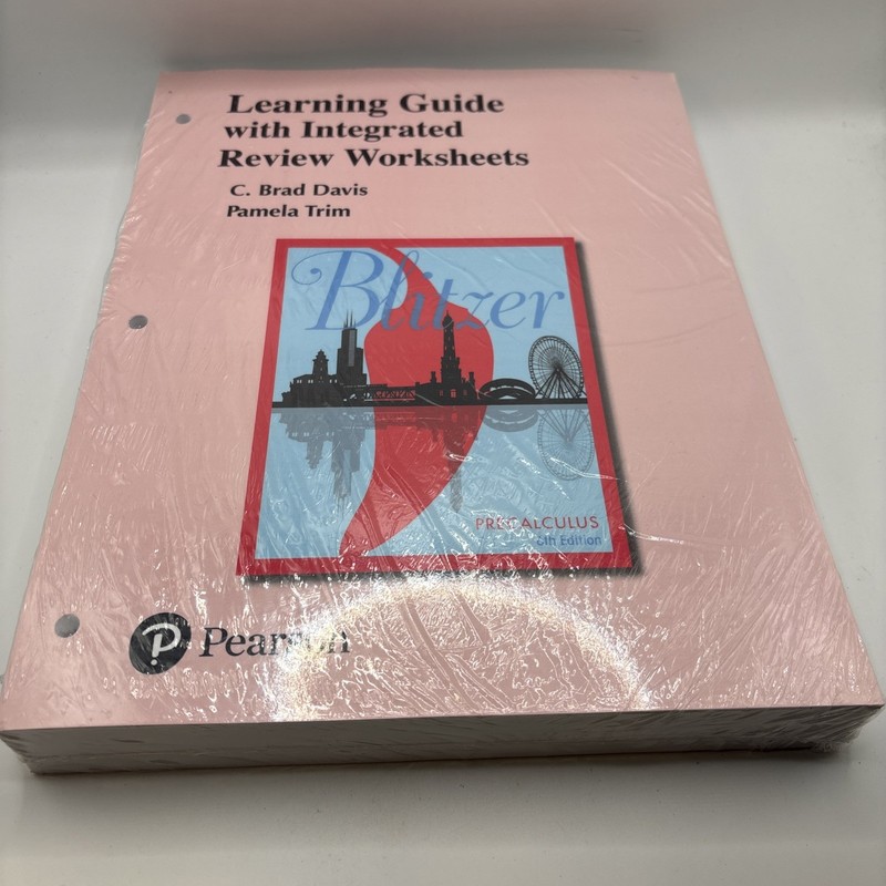 Precalculus Learning Guide with Integrated Review Worksheets – UNUSED/SEALED