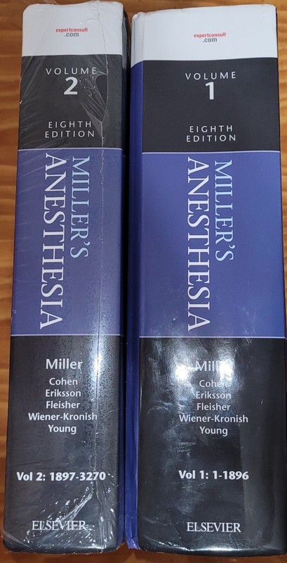 Miller’s Anesthesia, 2-Volume Set by Lars I. Eriksson, Neal H. Cohen, Ronald D.
