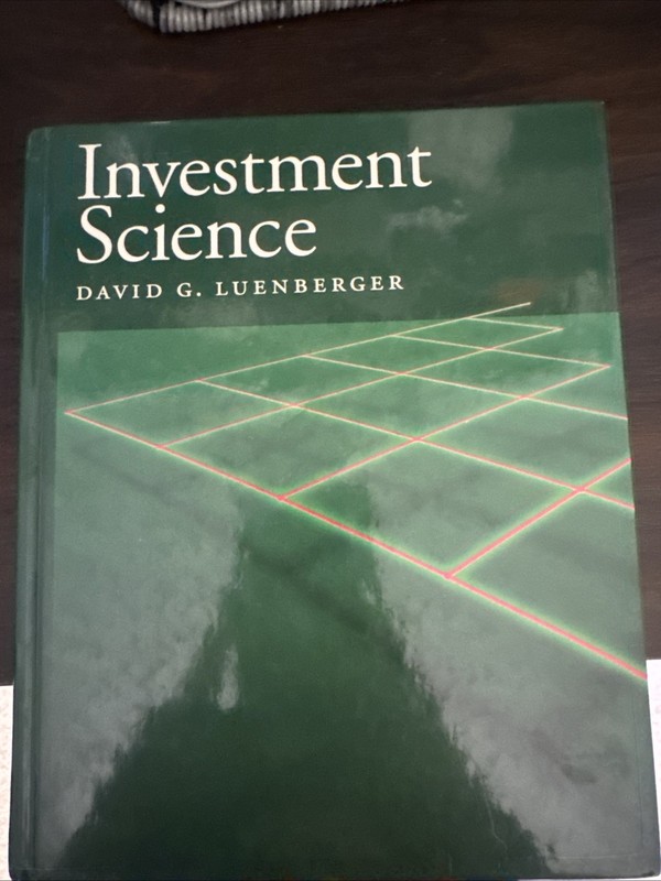 Investment Science by David G. Luenberger (1997, Hardcover)