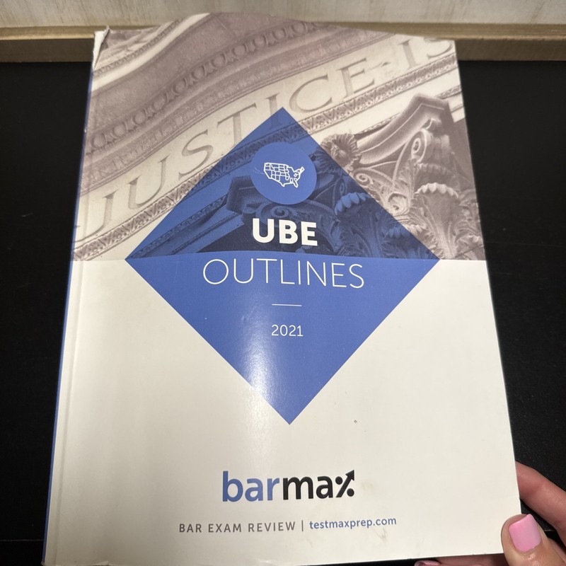 2021 Barmax Bar Exam Review UBE Outlines