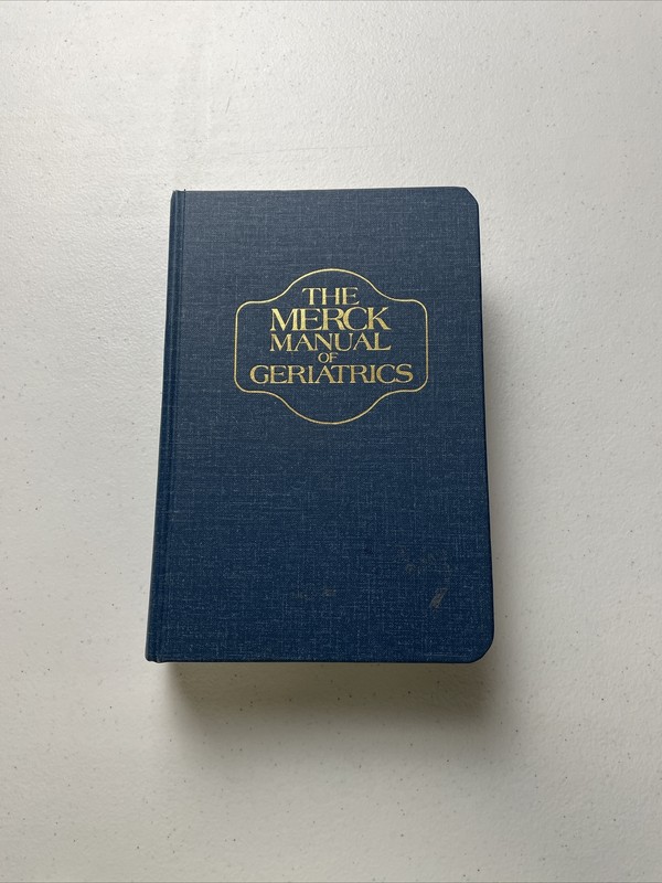 MERCK MANUAL OF GERIATRICS. Eds. Abrams and Berkow, 1990.