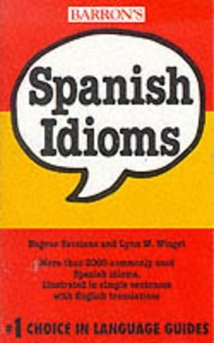 Spanish Idioms (Barrons) by Savaiano, Eugene Paperback Book The Fast Free