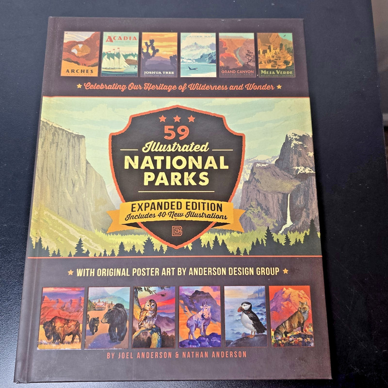 59 Illustrated National Parks: Expanded Edition 2018 ISBN 9780996777773-HC
