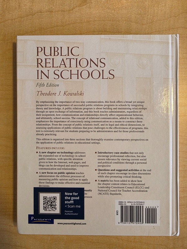 Public Relations in Schools by Theodore J Kowalski gallery