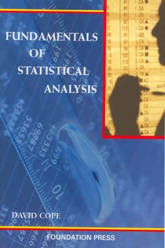 Fundamentals of Statistical Analysis (Coursebook) – Cope, David – Good – See…