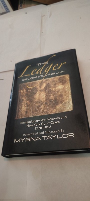 Ledger of John Comins Jun book Myrna Taylor HC w/ DJ SIGNED by author
