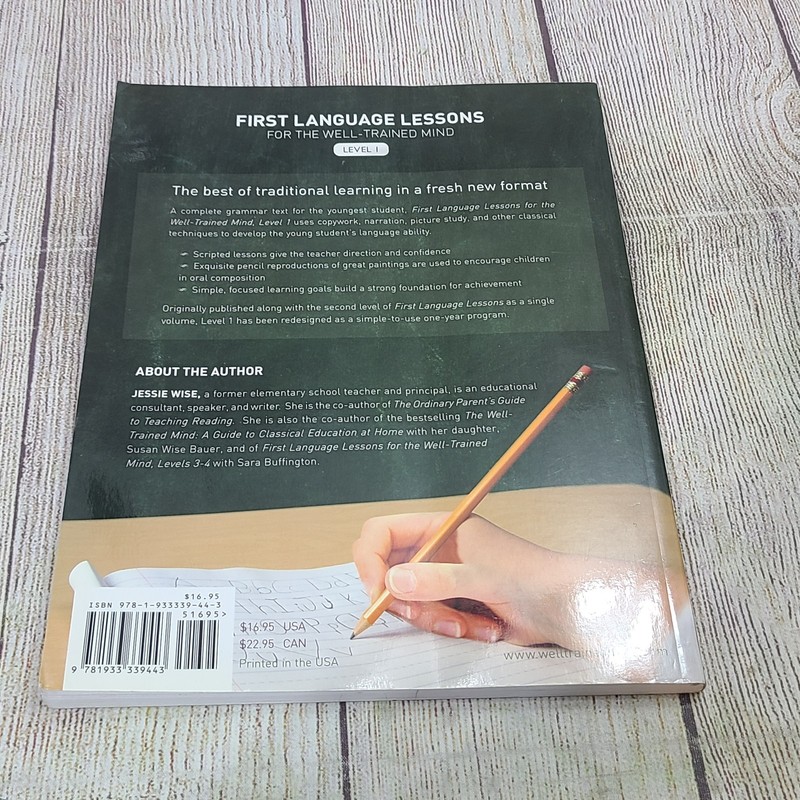 First Language Lessons For the Well-Trained Mind level 1 2010 Homeschool gallery