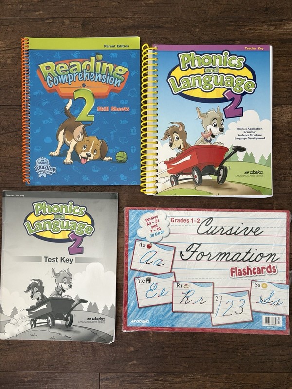 Abeka 2nd Grade Phonics And Language Keys, Reading Comp. Key, *Newest Edition*