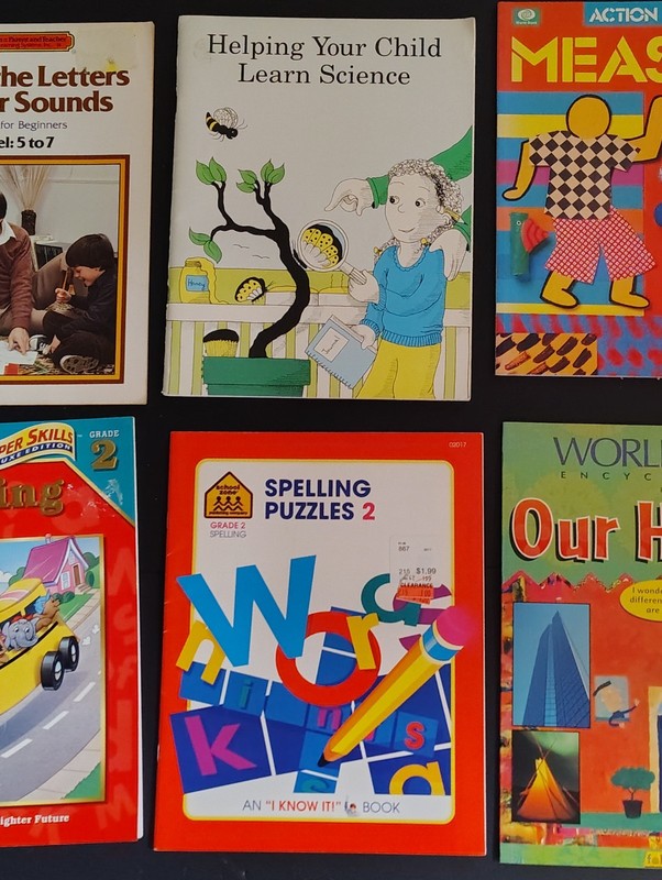 Vntg 1979, 1990s Educational Teaching Books For Yrs 4-7 Various Titles & Subject gallery