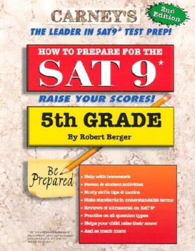 How To Prepare for the SAT 9 – 5th Grade (Workbook) – Paperback – GOOD