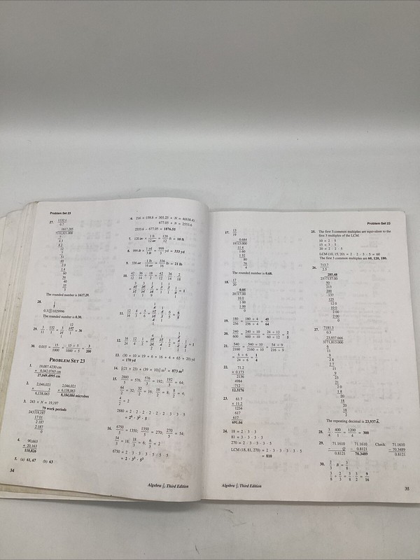 Saxon Algebra 1/2 Student, Teacher & Solution Manual (3rd Edition) Middle School gallery