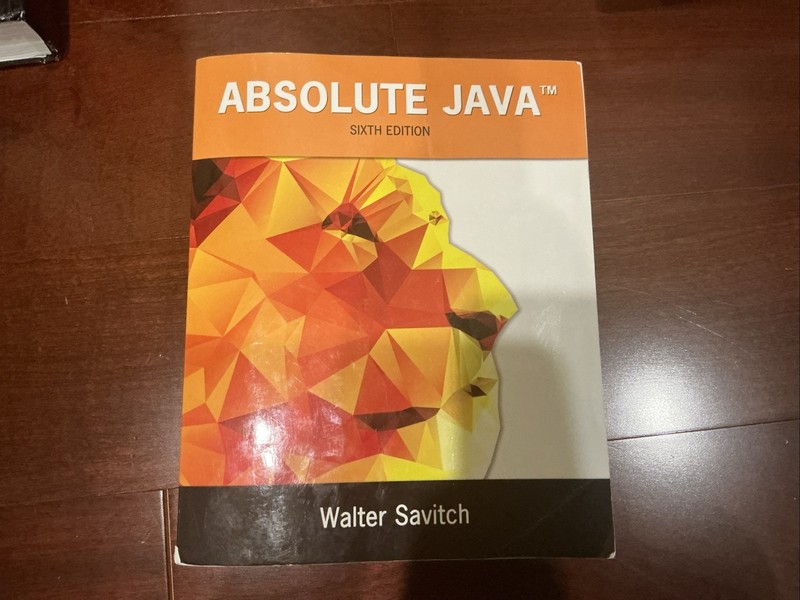 Absolute Java by Kenrick Mock and Walter Savitch (2015, Trade Paperback)