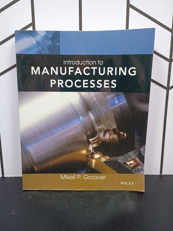 Introduction to Manufacturing Processes Groover Wiley 1st Ed Registration Card G
