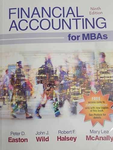 Financial Accounting – Tankobon Softcover, by Peter Easton; John – Very Good c