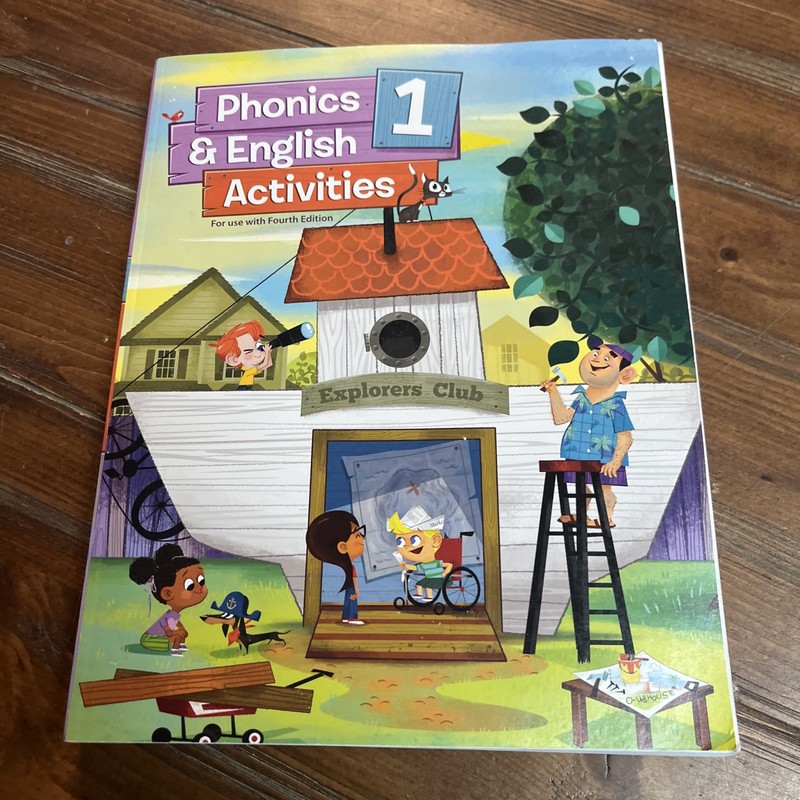 BJU Press Phonics and English 1 Worktext Workbook Fourth Edition