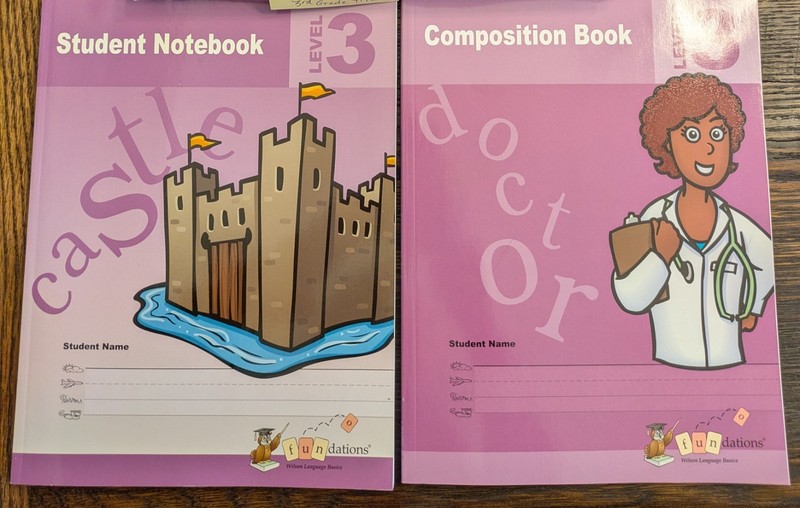 Fundations Student Notebook & Composition Book Level 3 – Purple NEW UNMARKED