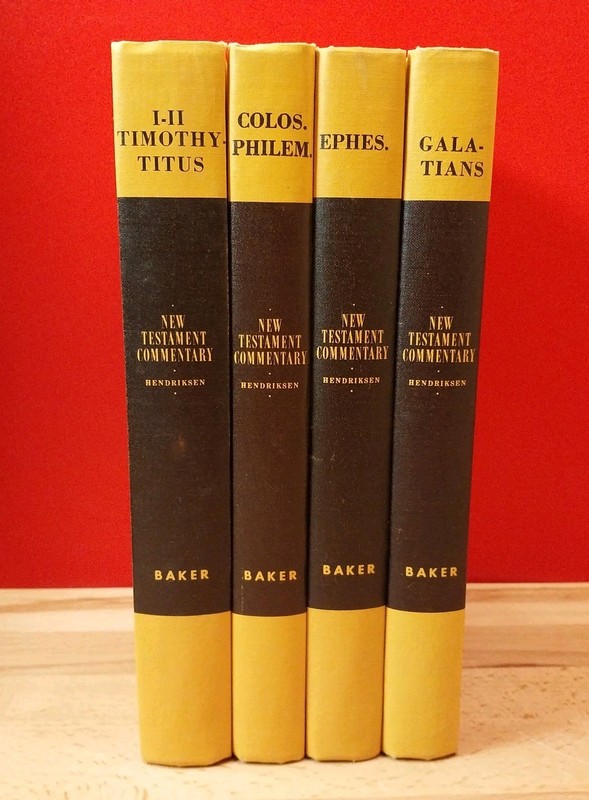 Set Of 4 William Hendriksen New Testament Commentary 1970s Hardcover