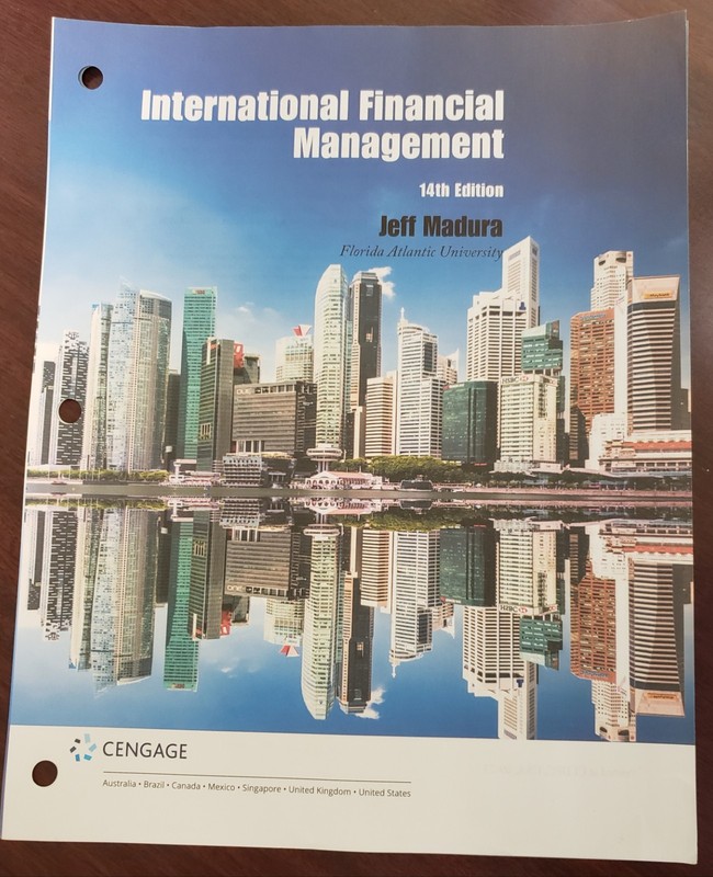 International Financial Management | 14th Edition Jeff Madura-LOOSELEAF