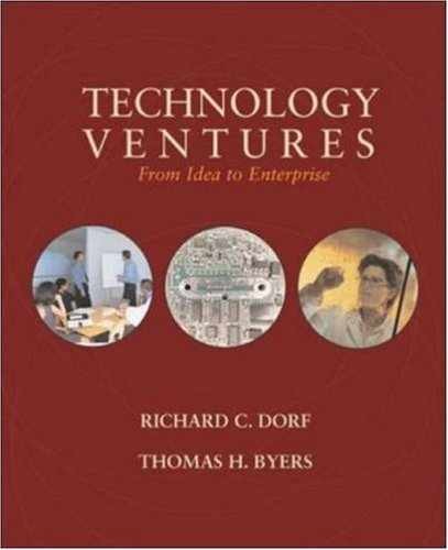 Technology Ventures: From Idea to – Hardcover, by Dorf Richard C.; – Very Good z