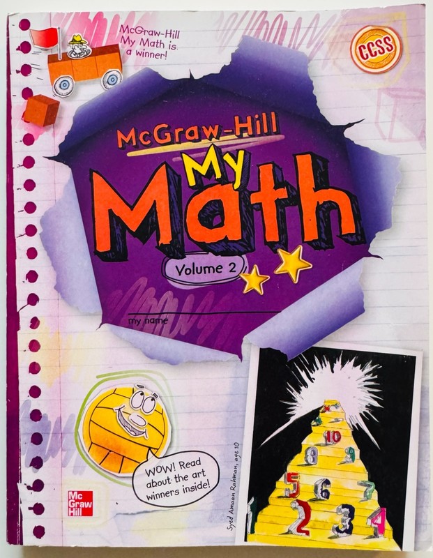 McGraw-Hill / MY MATH VOLUME 2 / Grade 5 / UNUSED COPY!