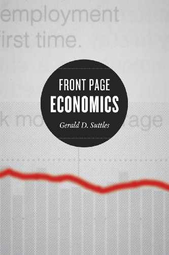Front Page Economics – Hardcover, by Suttles Gerald D.; Jacobs – Very Good u