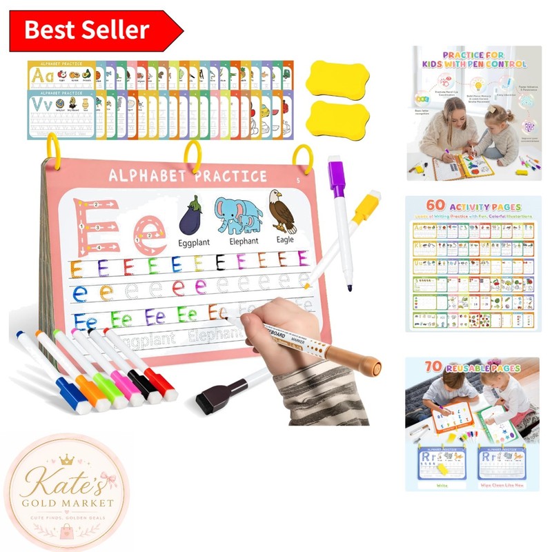 Deluxe Tracing Workbook – Creative Learning Activities for Kids Ages 3, 4, 5