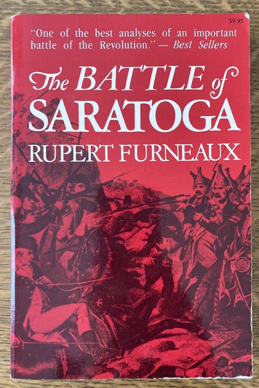 THE BATTLE OF SATATOGA by Rupert Furneaux ~ 1983 paperback VGC ~ Free shipping