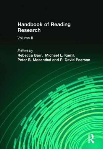 Handbook of Reading Research, – Paperback, by Barr Rebecca; Kamil – Very Good