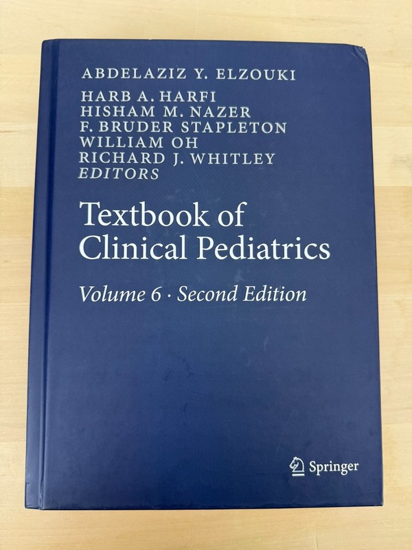 Vol 6 ONLY! Textbook of Clinical Pediatrics Harfi, Elzouki, 2nd Edition