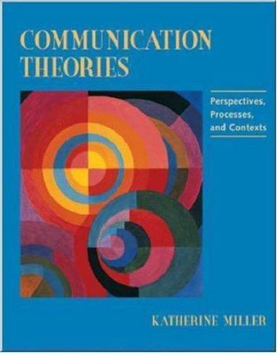 Communication Theories: Perspectives, Pro- 9780767405003, hardcover, Miller, new