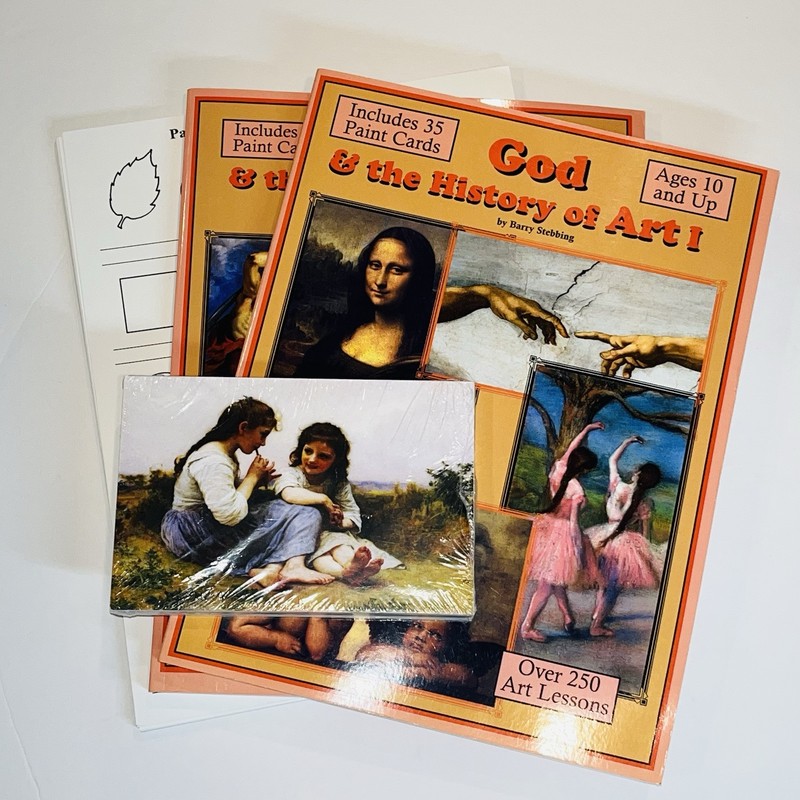 God & the History of Art Vol 1 & 2 COMPLETE SET Barry Stebbing Homeschool