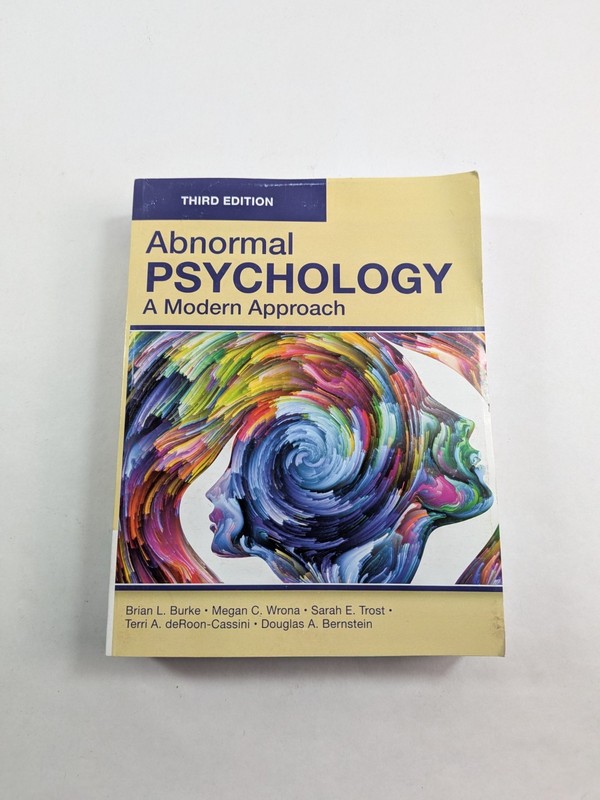 Abnormal Psychology A Modern Approach 3rd Edition 2023 PB Academic Media