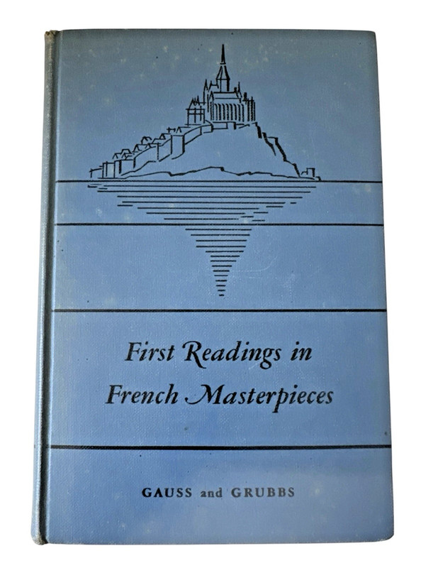 First Readings in French Masterpieces VTG French Language Textbook 1941 HC